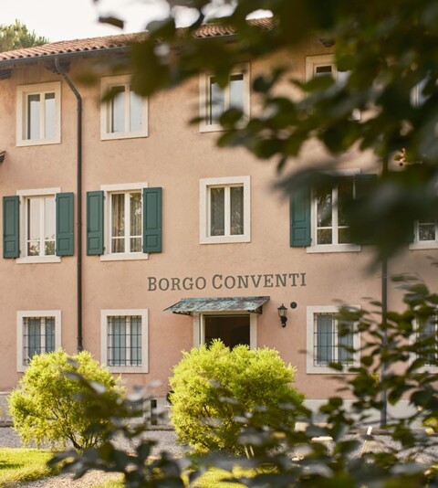 Immagine dell'entrata della cantina Borgo Conventi
